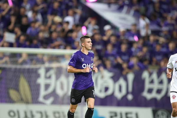 K리그1 FC안양 유키치가 제주SK전에서 2-1 역전 골을 넣으며 안양 데뷔 첫 골을 기록했다. 2025.9.14 /한국프로축구연맹 제공