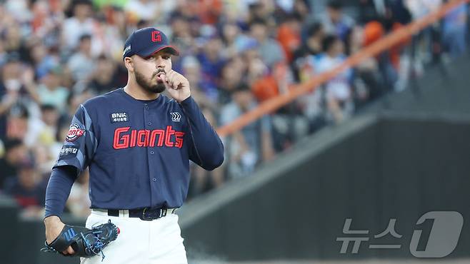 롯데 자이언츠 외국인 투수 알렉 감보아. 2025.8.12/뉴스1 ⓒ News1 김기남 기자