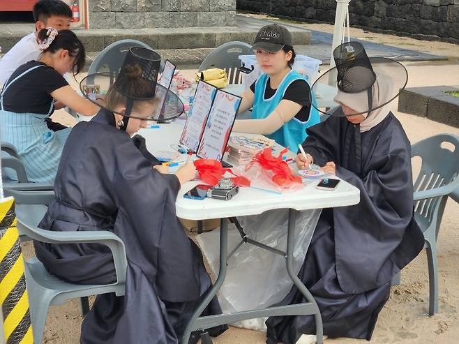 작호도 DIY 체험. (제주관광공사 제공)