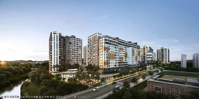 엘리프 검단 포레듀 투시도. /계룡건설 제공