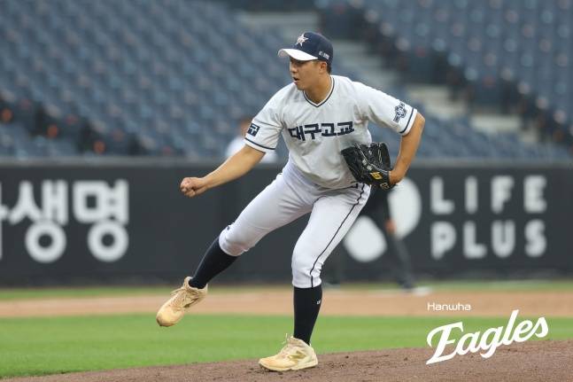 대구고 김민준. /사진=한화 이글스 제공