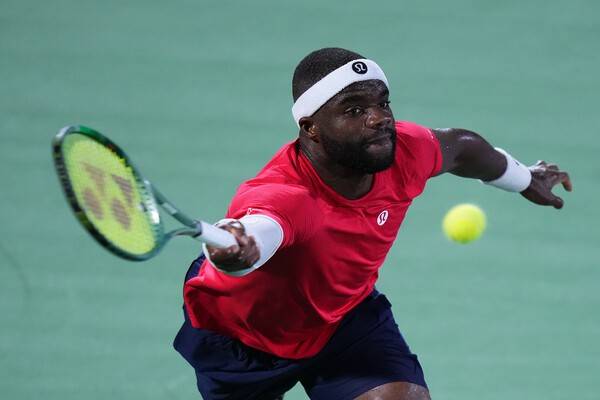 2패로 미국 탈락의 원흉이 된 프랜시스 티아포 / 게티이미지코리아