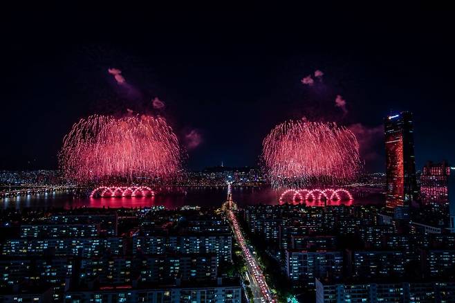 한화 서울세계불꽃축제 사진. 한화 제공