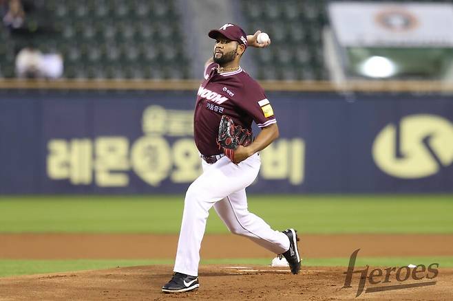 ▲ 라울 알칸타라 ⓒ키움 히어로즈