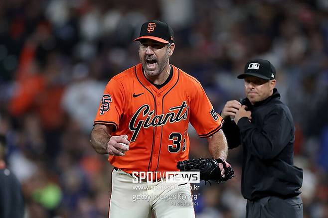 ▲ 포효하는 저스틴 벌랜더.