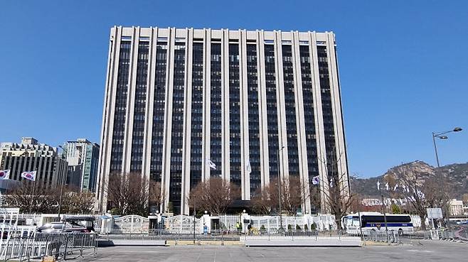 성평등가족부가 있는 서울 광화문 인근 정부서울청사 전경. 사진=이희택 기자.