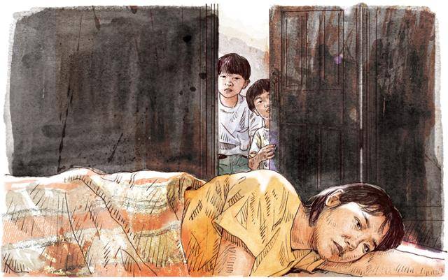 한국일보 '자녀 살해 후 자살: 비극을 기록하다' 보도에 첨부된 삽화. 신동준 기자