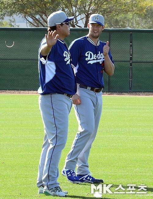 커쇼는 류현진과도 함께 뛰었다. 사진= MK스포츠 DB