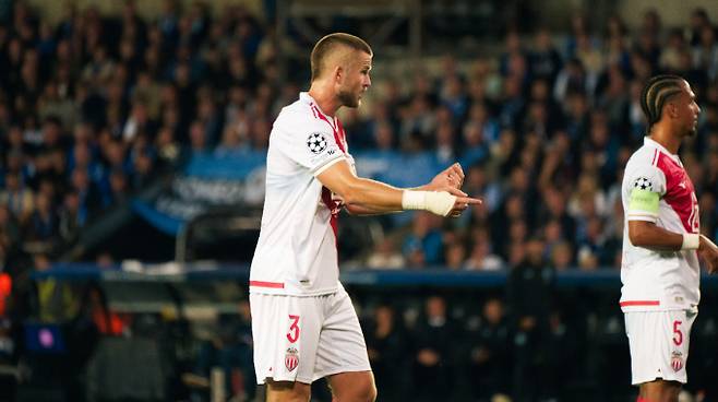 AS모나코 주장 다이어가 클럽 브뤼헤 원정 대패를 사과했다. 사진은 모나코에서 활약 중인 다이어의 모습. /사진=AS모나코 제공