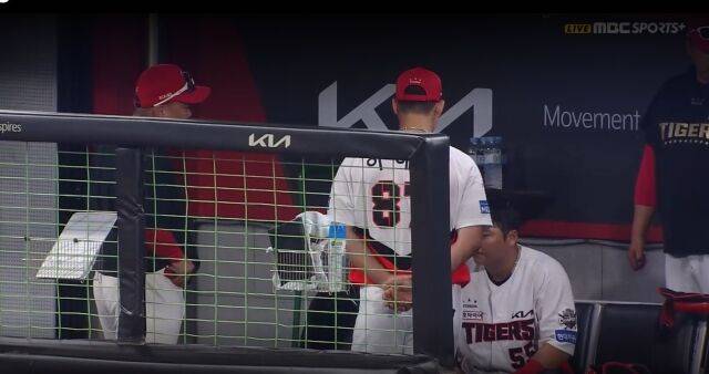 이범호 감독의 질책/티빙 캡쳐