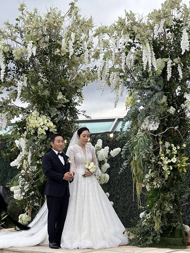 김병만-현재은 결혼식. 사진=TV조선 ‘조선의 사랑꾼’