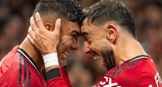 교황도 말릴 수 없는 아모링의 맨체스터 유나이티드가 첼시를 꺾었다. 카세미루와 페르난데스는 나란히 득점했다. 사진=EPA=연합뉴스