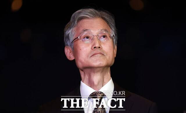 조희대 대법원장이 22일 오전 서울 중구 신라호텔에서 열린 2025 세종 국제 콘퍼런스에 참석하고 있다. /뉴시스