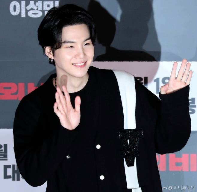 그룹 방탄소년단 슈가. 사진은 2023년 2월27일 오후 서울 강남구 코엑스 메가박스에서 열린 영화 '대외비' VIP 시사회 /사진=머니투데이 DB