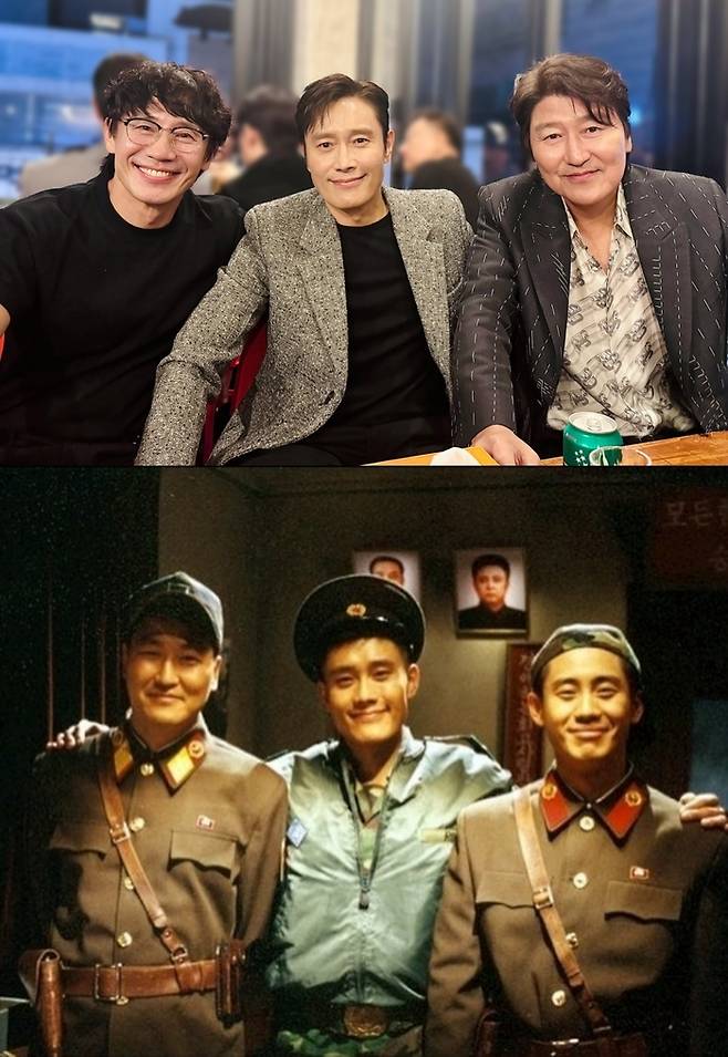 신하균, 이병헌, 송강호. 사진|이병헌 SNS