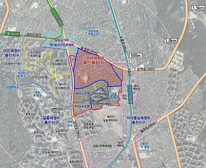 미아2구역 위치도.ⓒ서울시