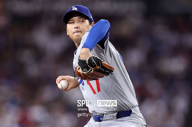 ▲ 애리조나 다이아몬드벡스와 경기에 선발 등판한 오타니 쇼헤이.