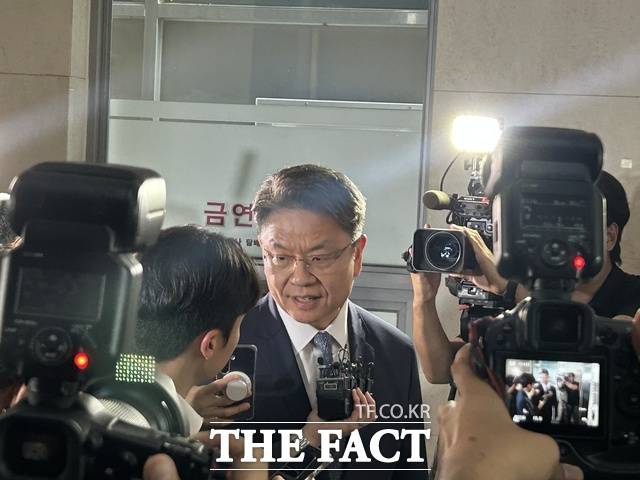 윤석열 전 대통령의 핵심 측근으로 꼽히는 이시원 전 대통령실 공직기강비서관이 8월 29일 오후 채상병 사건 외압 의혹을 수사하는 이명현 특별검사팀에 피의자 신분으로 출석하고 있다. /김해인 기자