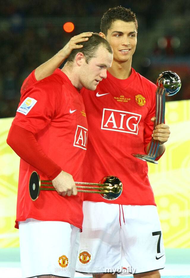 웨인 루니와 크리스티아누 호날두./게티이미지코리아