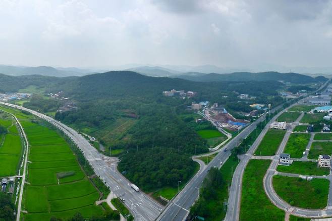 광주 자원회수시설 건립 ‘최적 후보지’로 선정된 광산구 삼거동 일대. 광주 뉴시스