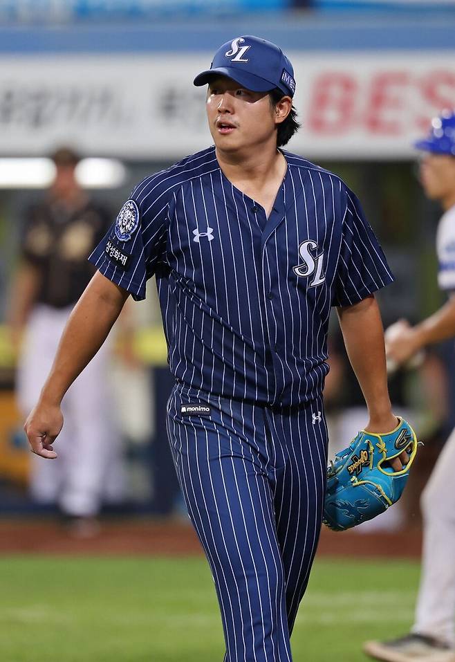 ▲ 부상과 부진의 늪에 빠졌던 양창섭은 제대 후 첫 시즌에서 인상적인 모습을 보여주고 있다 ⓒ삼성라이온즈