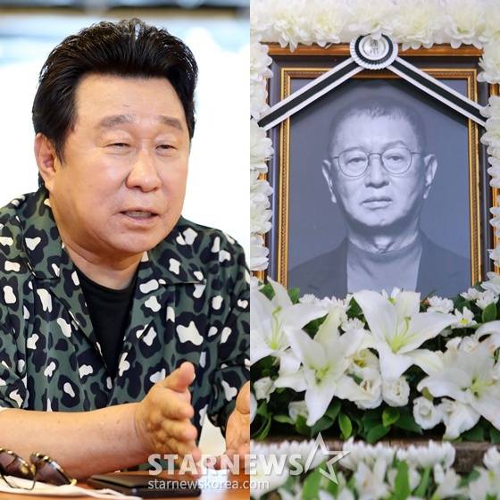 임하룡(왼쪽)과 故 전유성 /사진=스타뉴스