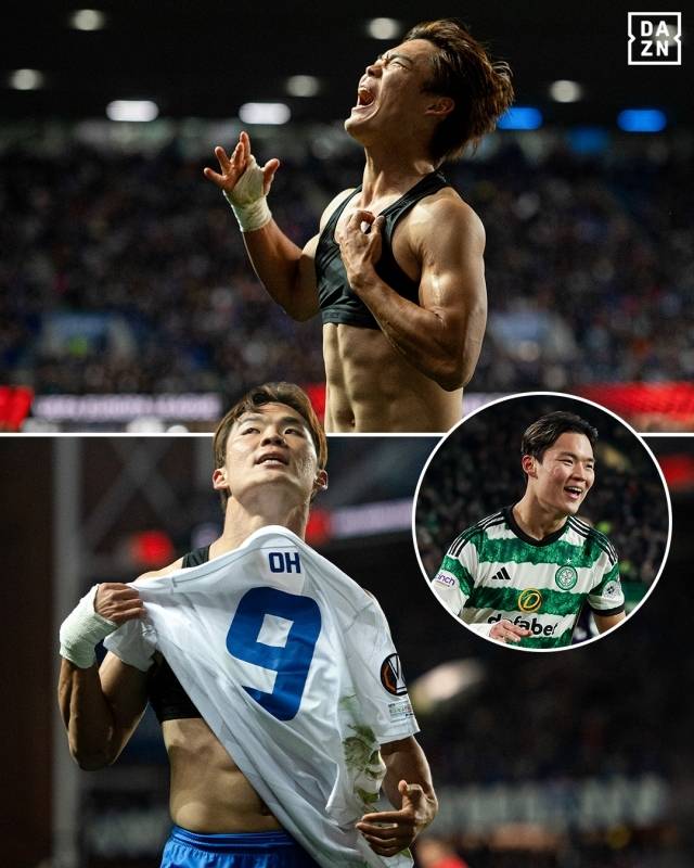 모든 감정을 한 번에 쏟아낸 통쾌한 한 방. 오현규는 그렇게 천당과 지옥을 오갔다. 사진=다즌 SNS