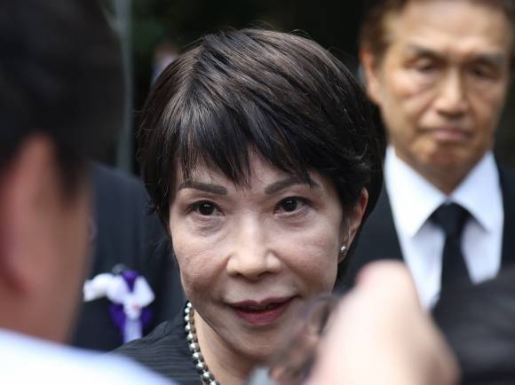 다카이치 사나에 일본 전 경제안전보장담당상. 연합뉴스