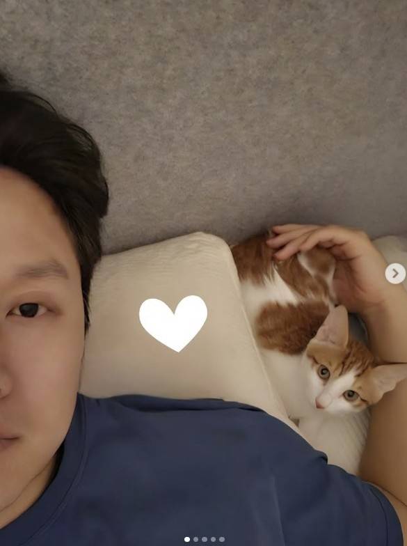 배우 정우 인스타그램 캡쳐.