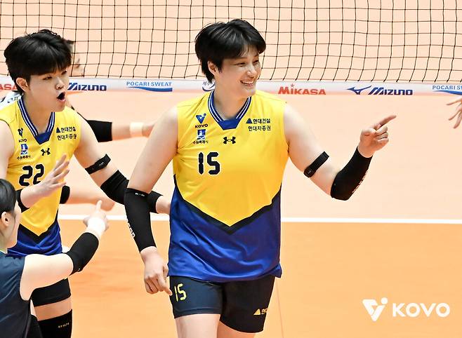 ▲ 현대건설 김희진 ⓒKOVO