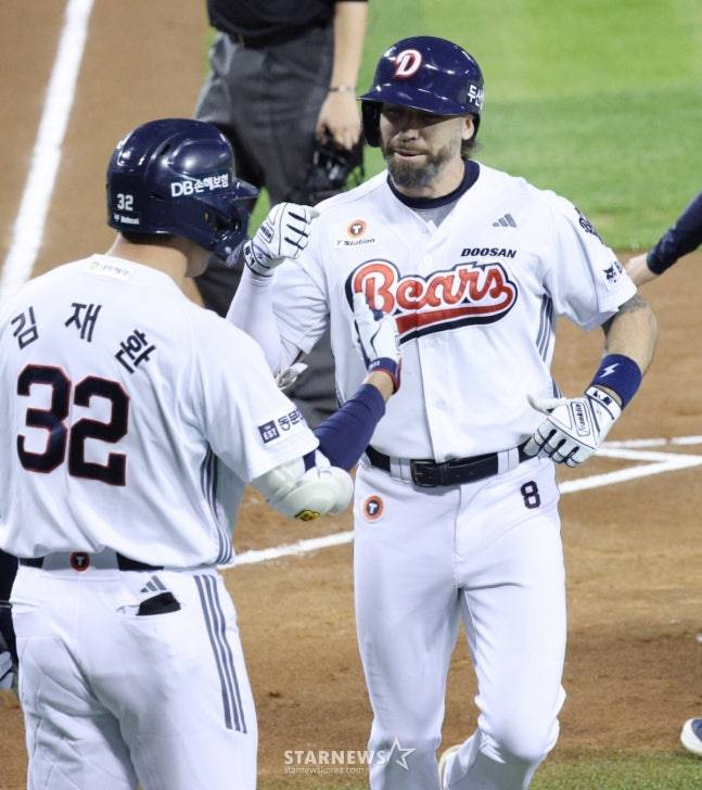 두산 베어스 외국인 타자 케이브. /사진=김진경 대기자