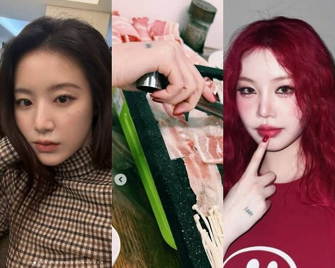 /사진=아이들 슈화, 수진 SNS