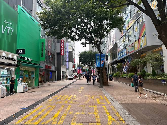 30일 오후 서울 중구 명동 거리가 한산하다. /이호준 기자