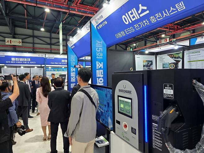 조달의 날 우수·혁신제품 전시회 이테스 부스 전경/사진제공=이테스