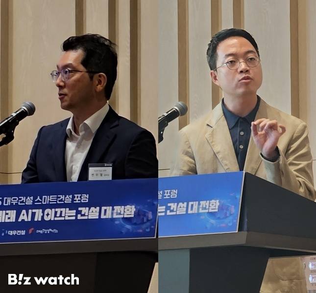 왼쪽부터 변우철 KT P-Tech 본부장, 정구형 엔비디아 코리아 솔루션스아키텍트 팀장./사진=김준희 기자 kjun@