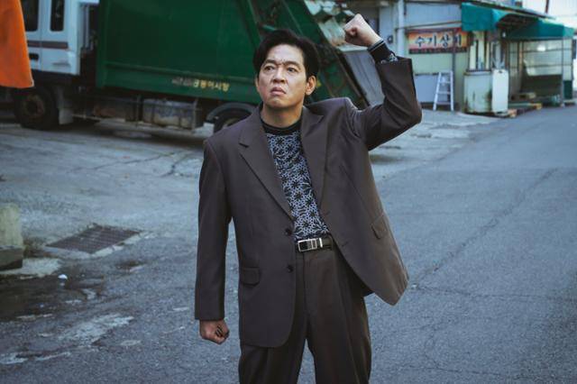 영화 '보스'에서 판호 역을 연기한 박지환. 하이브미디어코프 제공