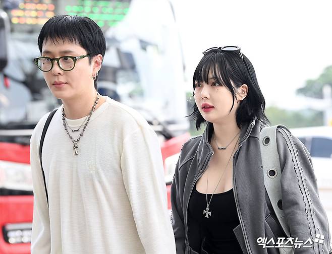 (왼쪽부터) 용준형, 현아.