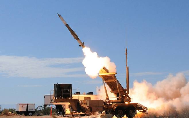 미국 패트리엇 미사일 발사 모습. <사진=록히드마틴>