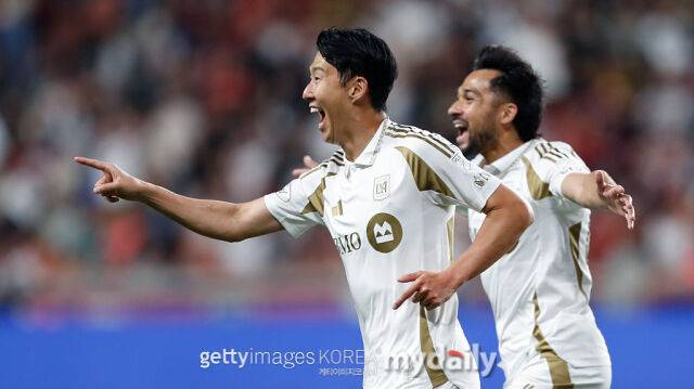 손흥민과 리오넬 메시/게티이미지코리아