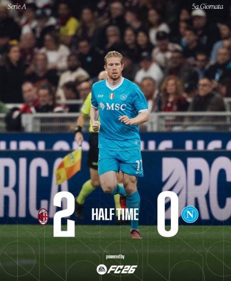 나폴리는 2일(한국시간) 이탈리아 나폴리의 디에고 아르만도 마라도나 스타디움에서 열린 스포르팅 CP와의 '2025~2026시즌 유럽축구연맹(UEFA) 챔피언스리그(UCL)' 리그 페이즈 2차전에서 2-1로 승리했다. 사진은 이날 2도움을 올린 케빈 데 브라위너. /사진=나폴리 공식 SNS 갈무리