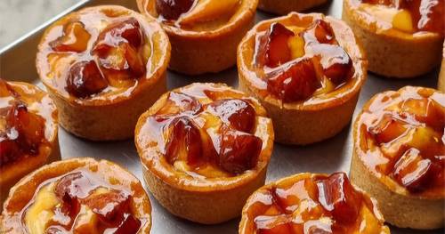 쫄깃한 토란이 고명으로 올라간 ‘토란타르트’. 고향사랑e음