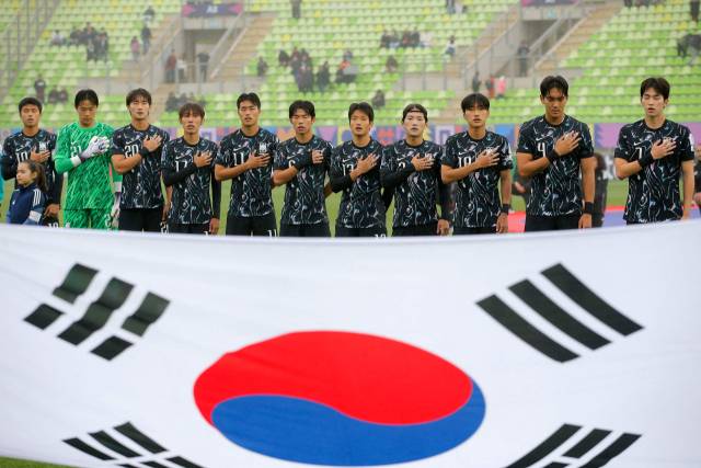 한국 U-20 축구대표팀. AFP연합뉴스