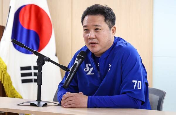 삼성 박진만 감독이 WC 1차전을 잡지 못했다. (사진=삼성)