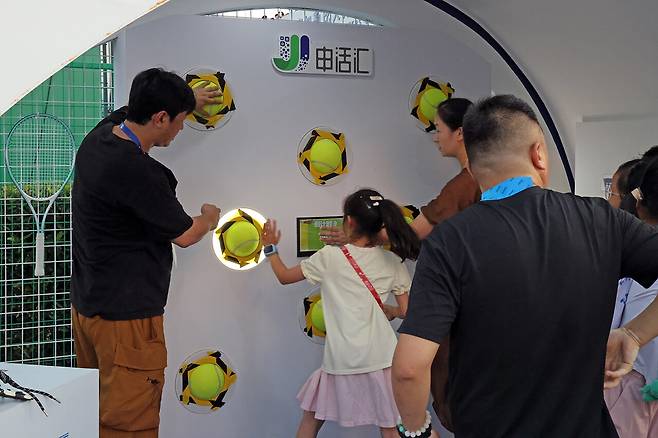 어린이를 위한 체험 이벤트존은 잘 구현한 이번 상하이마스터스