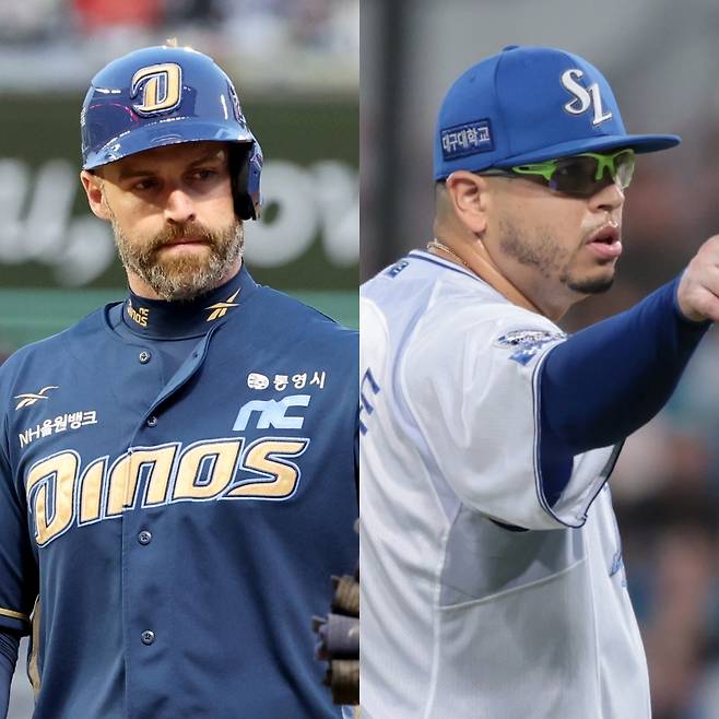 최근 10경기 4홈런으로 물오른 NC 데이비슨과 NC 상대로 극강의 모습을 보인 삼성 후라도. NC 제공, IS 포토