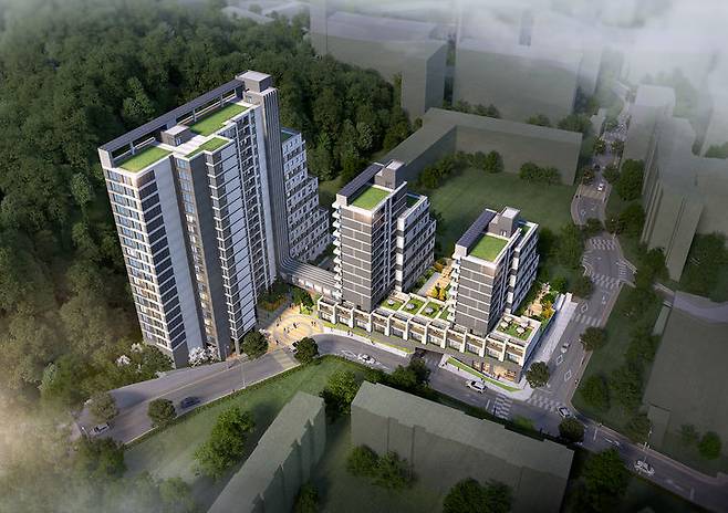 개운산마을 조감도. (사진=개운산마을 가로주택정비사업 조합 제공) *재판매 및 DB 금지