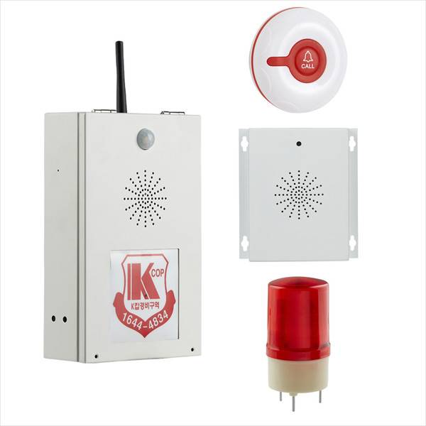 에이치케이시스템의 비상벨 제품 사진.
