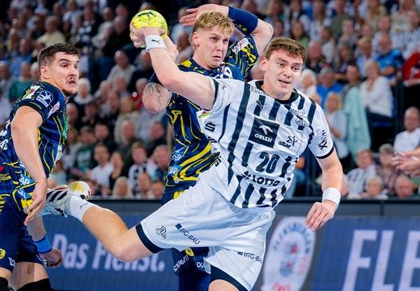 사진 2025-26 DAIKIN 남자 핸드볼 분데스리가 킬과 뢰벤의 경기 모습, 사진 출처=킬