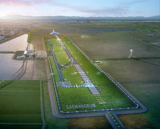 ▲새만금국제공항 조감도. ⓒ새만금개발청