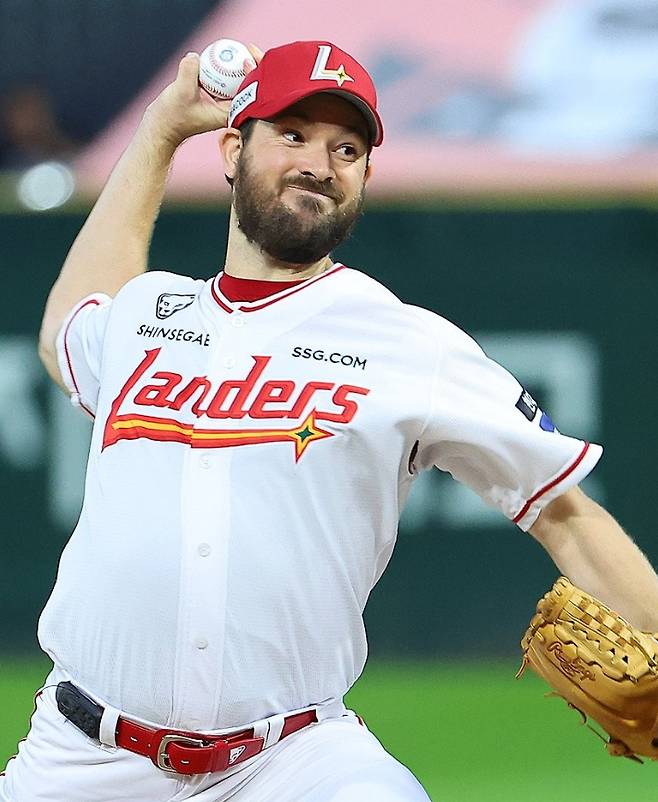 SSG 에이스 앤더슨. 연합뉴스